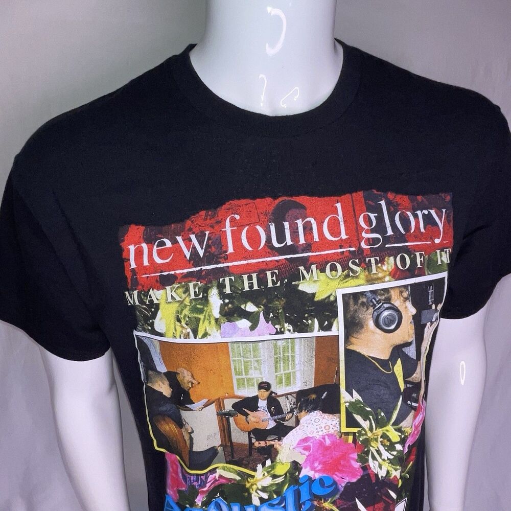 New Found Glory Acoustic Tour '23 T-Shirt Make The Most Of It Black Music Band